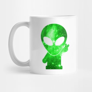 Cosmic Alien Green Mug